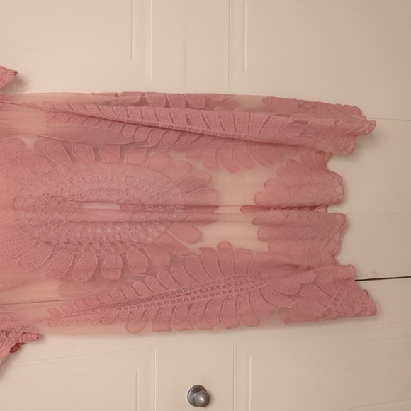 Dusty rose cover up or robe - Picture 5 of 6